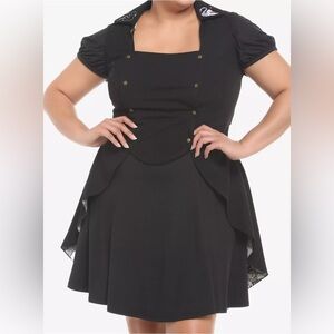 Hot Topic Juniors 2X Waistcoat from the School For Good and Evil Swans Goth